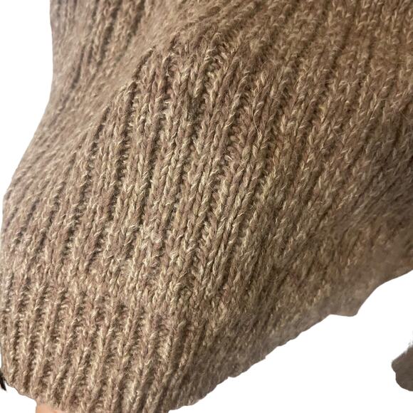 Levi's Women's Size Medium Academia Tan Knit Button Cardigan Sweater - Picture 6 of 9